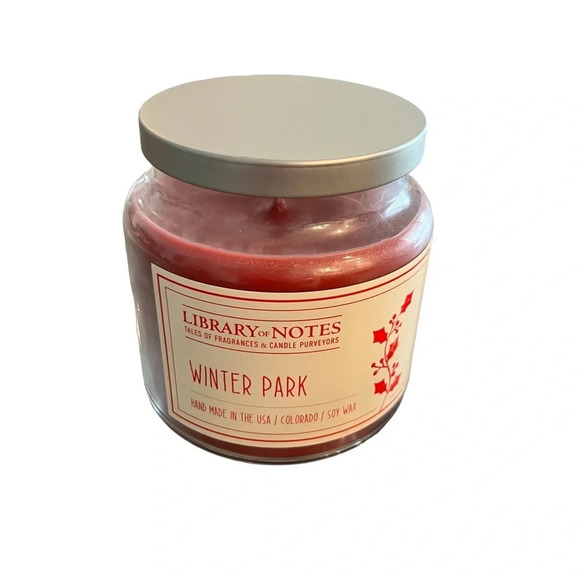 New Library of Notes Winter Park Candle Made in Colorado - Picture 1 of 5